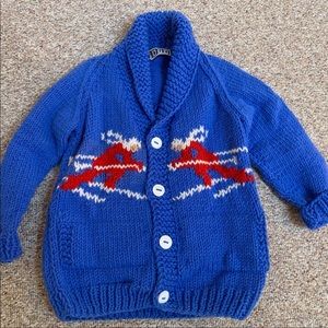 ISO GoGo skiers cardigan